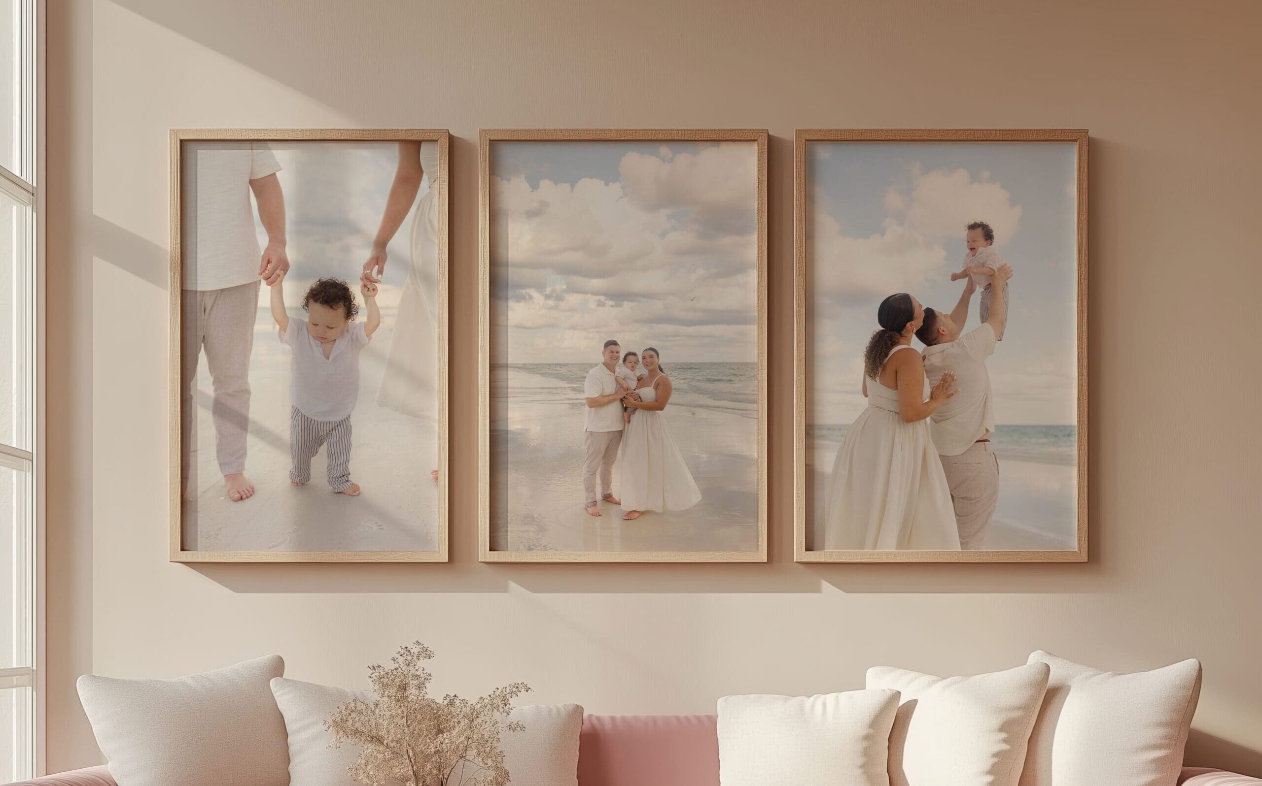 Framed Beach Family Photos